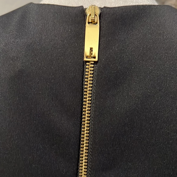 TED BAKER, SATIN V-NECK DRESS - Picture 5 of 11